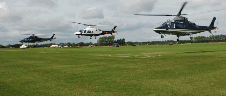 Helicopter-flights silverstone