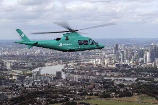 Deliveroo Helicopter | Battersea Helicopter Deliveroo helicopter