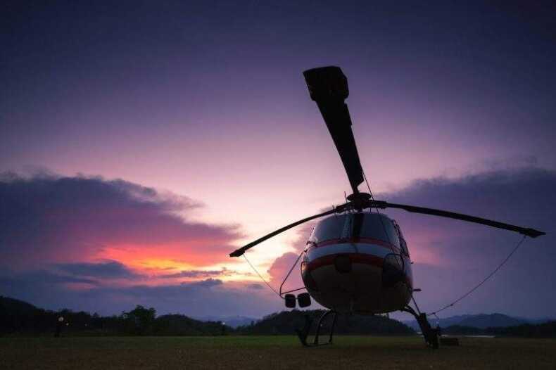 Helicopter charter with charter-a