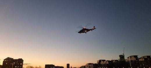London Helicopter take off | Battersea Helicopter London helicopter take off