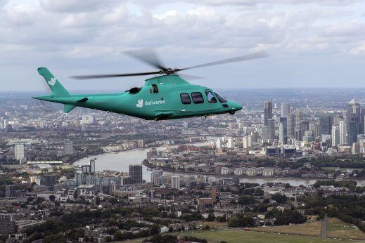 Deliveroo helicopter