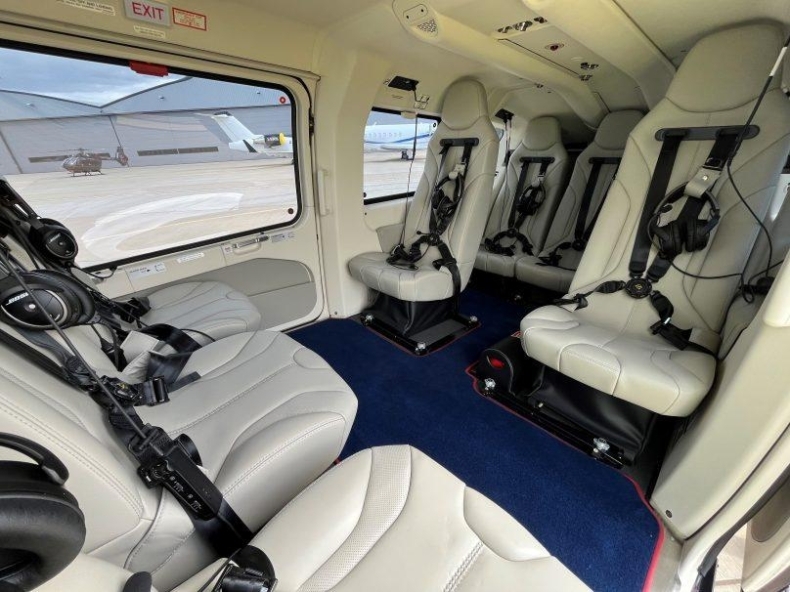H145 8 seat helicopter cabin